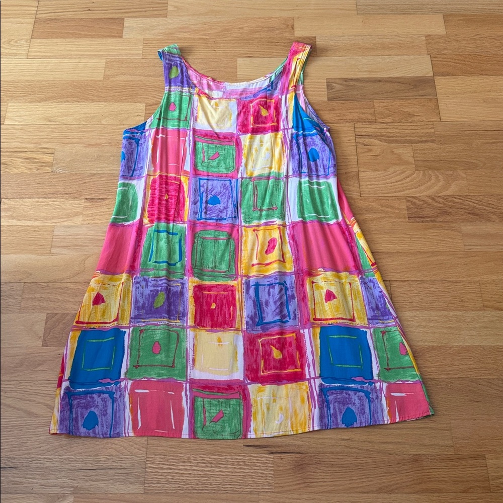 Colorful Sleeveless Dress
